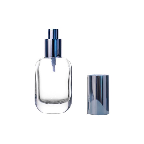 30ml Flat Perfume Bottle with Silver Cap KDG-TB11 - Image 2