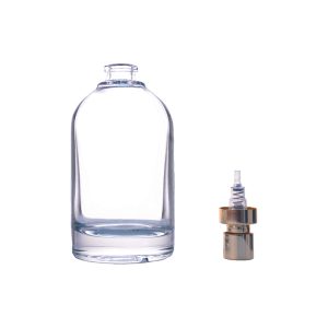 60ml Clear Glass Perfume Bottle with 15mm Neck – Elegant Refillable Spray Bottle for Fragrance Packaging