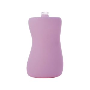 110ml Frosted Pink Shaped Perfume Glass Bottle KDG-TB25