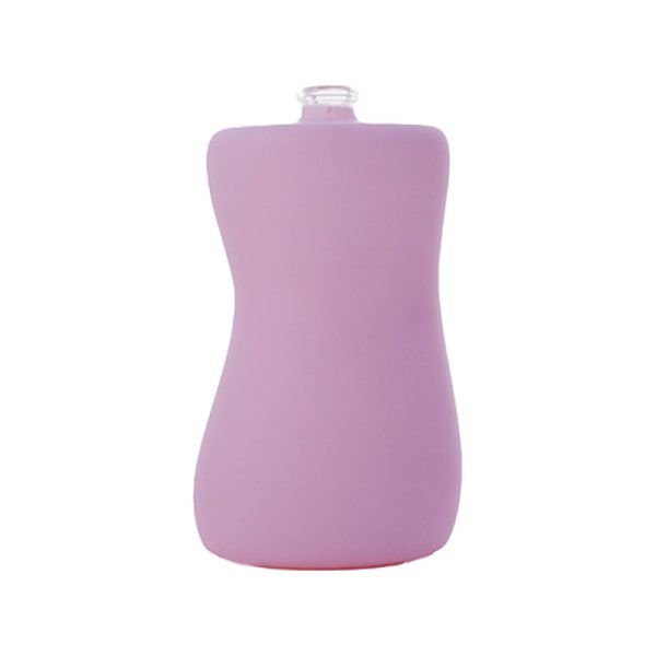 110ml Frosted Pink Shaped Perfume Glass Bottle KDG-TB25