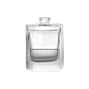50ml Clear Vertical Stripe Perfume Glass Bottle KDG-TB27