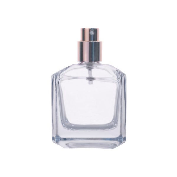 60ml Clear Square Glass Perfume Bottle - Image 3
