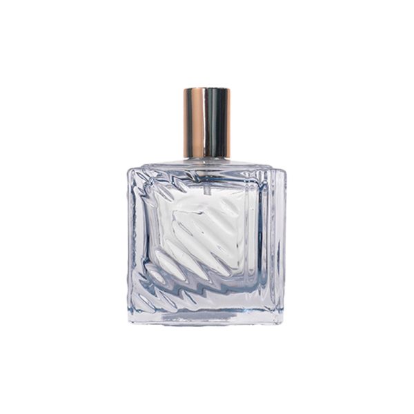 100ml Square Transparent Glass Perfume Bottle KDG-TB31 - Image 3