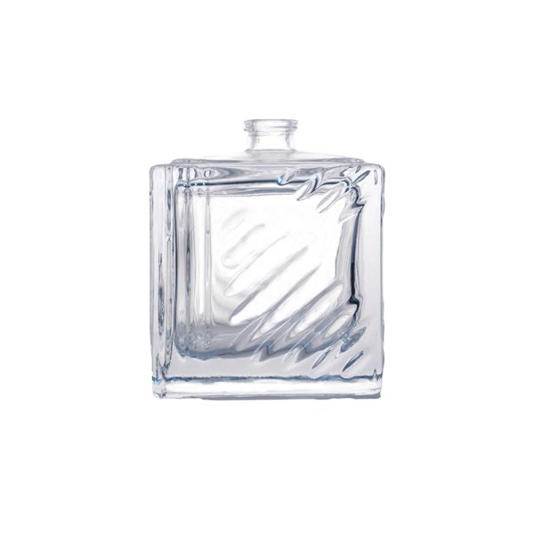 100ml Square Transparent Glass Perfume Bottle KDG-TB31