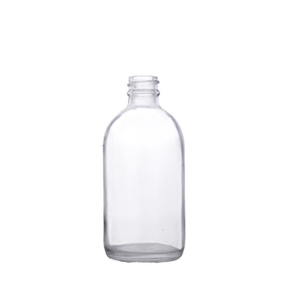 Luxury 120ml Round Clear Glass Perfume Bottle with Cap