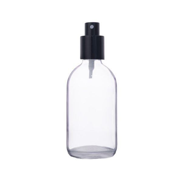 Luxury 120ml Round Clear Glass Perfume Bottle with Cap - Image 4