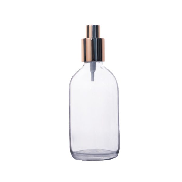 Luxury 120ml Round Clear Glass Perfume Bottle with Cap - Image 6