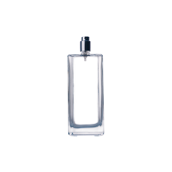 100ml Square Clear Perfume Glass Bottle KDG-TB46 - Image 2