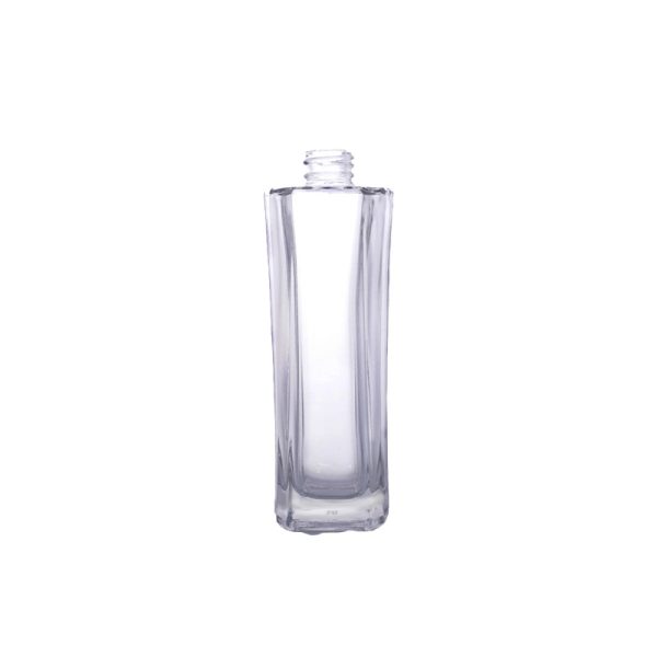 110ml Clear Square Glass Perfume Bottle with Spray KDG-TB50