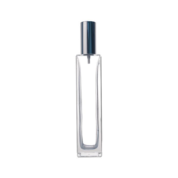 110ml Clear Square Glass Perfume Bottle with spray